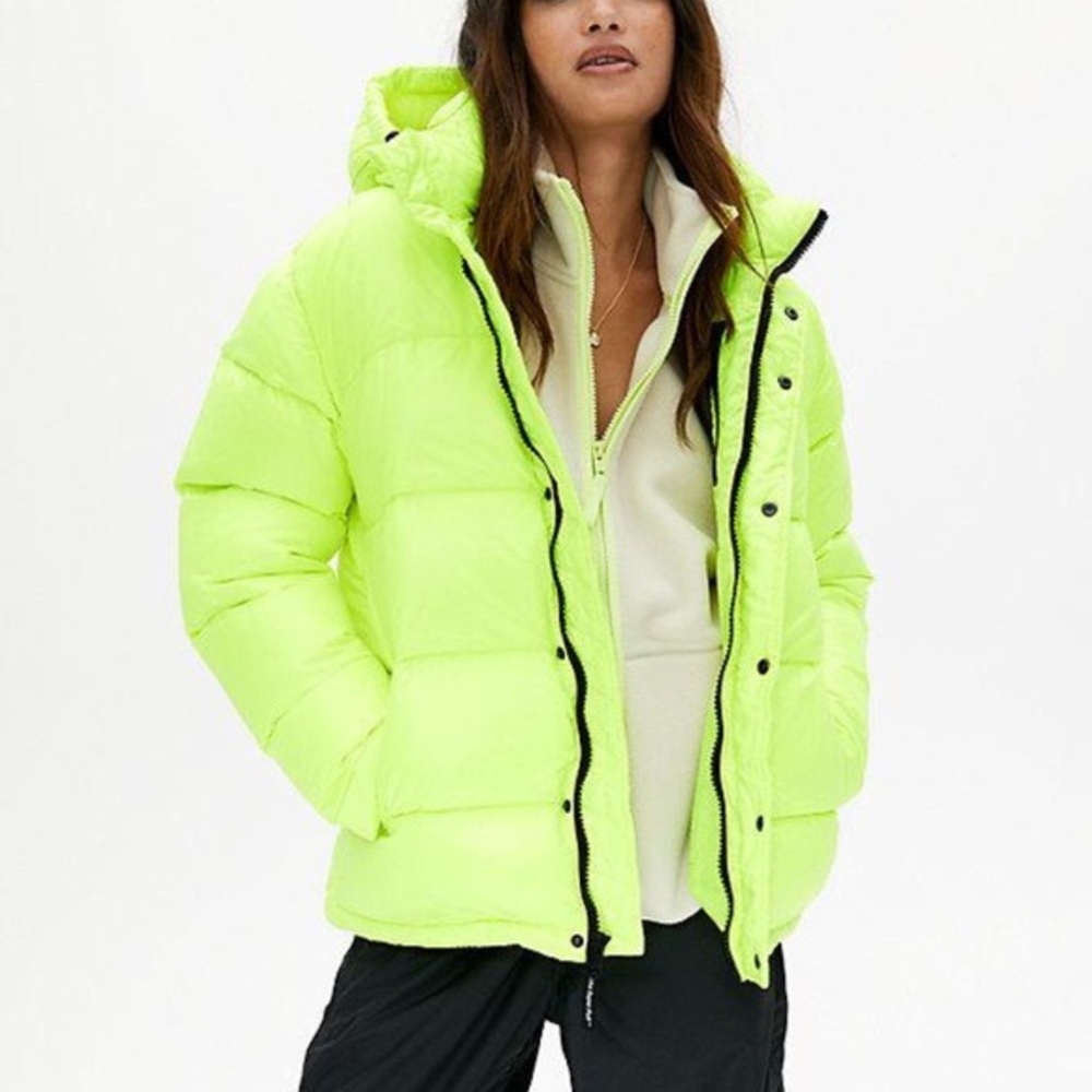 Neon Yellow Super Puff Shorty XXS